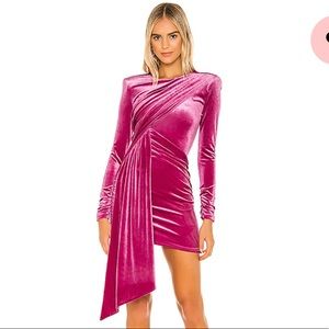Michael Costello Velvet Mini Dress